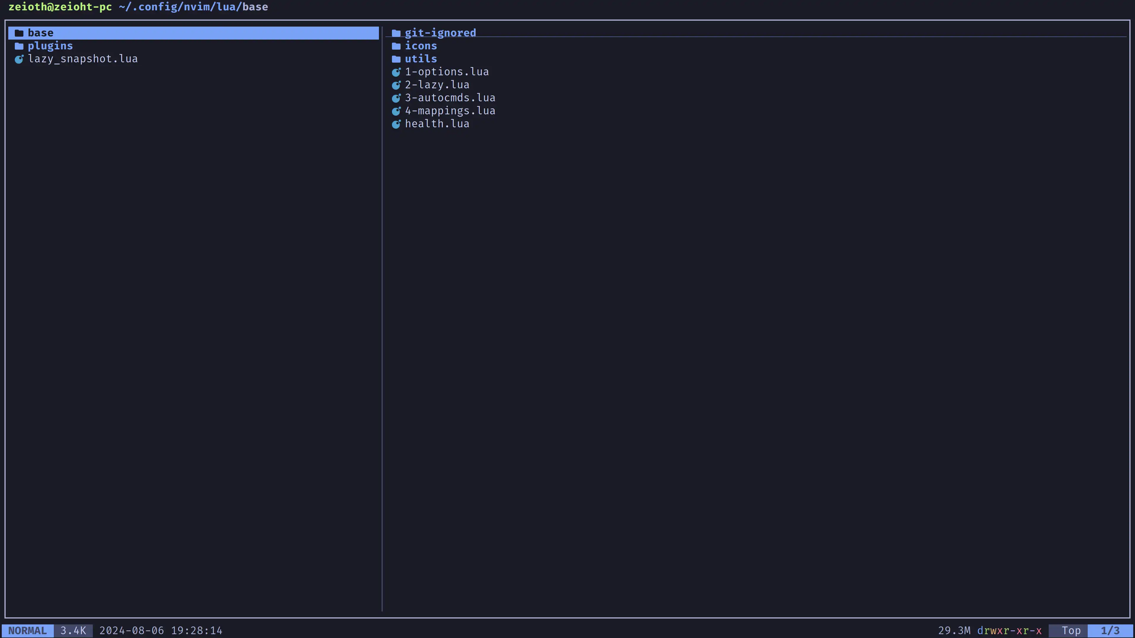 directory structure screenshot