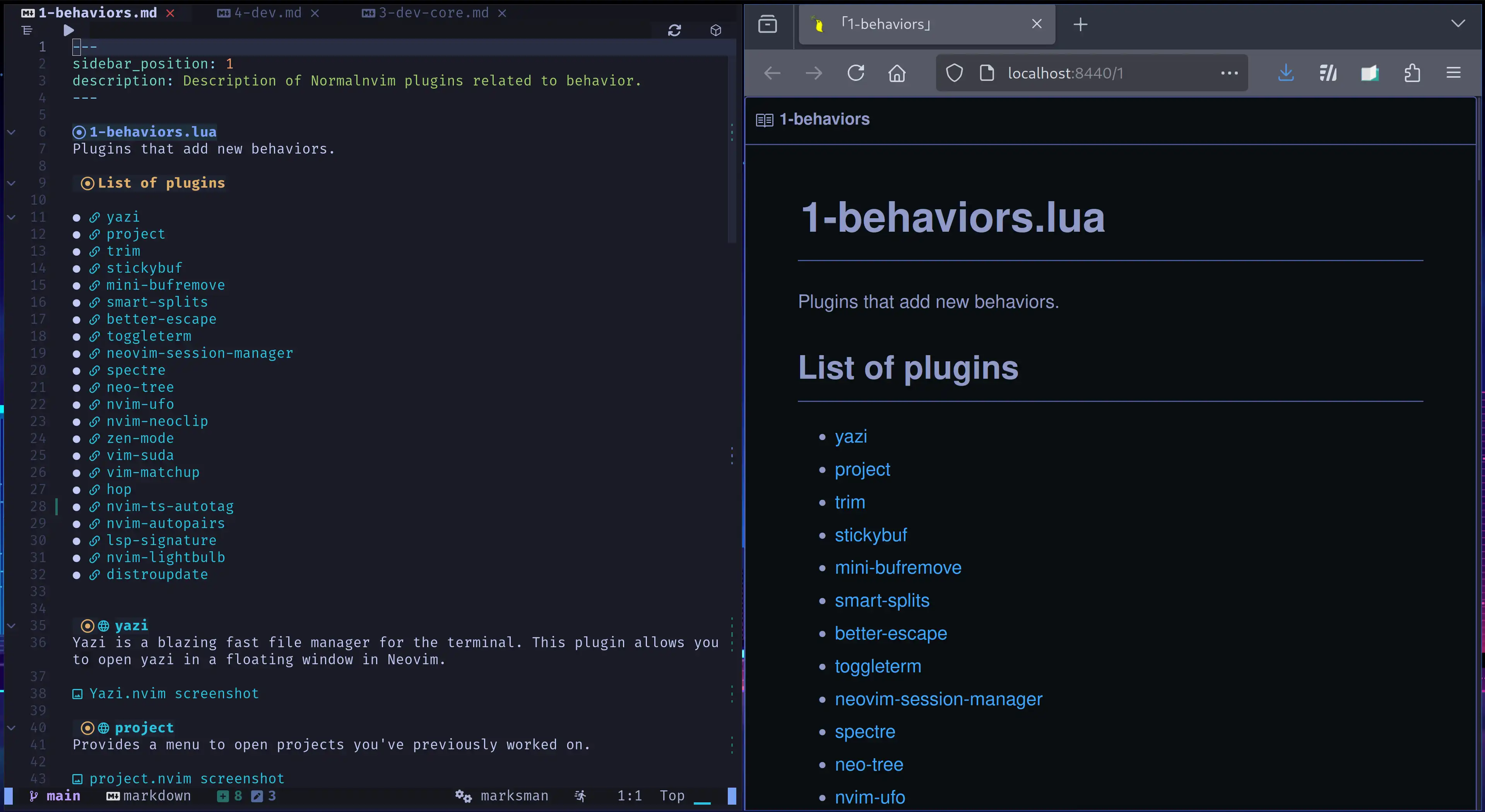 markdown-preview screenshot